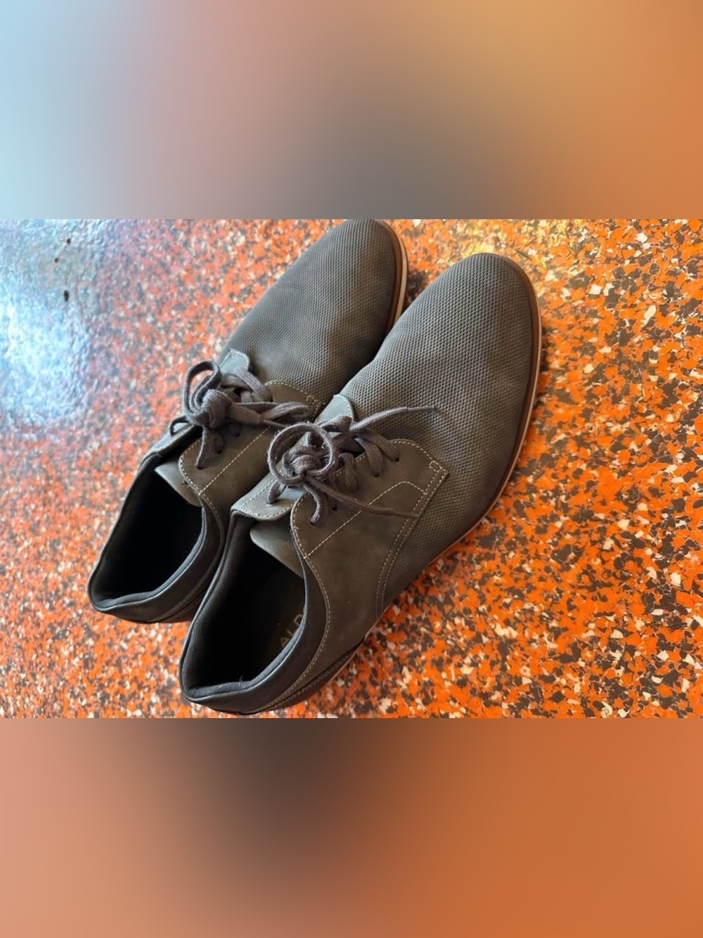Aldo Men's Lace-Up Oxfords in Dark Gray